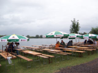 Regen zur Fischerfesterffnung - das gabs nur selten